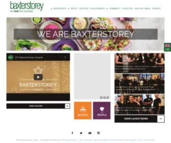 Baxterstorey.com(An independent hospitality provider) Screenshot