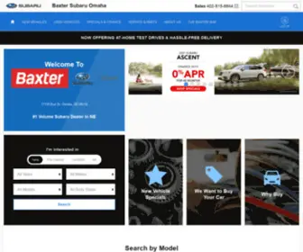 Baxtersubaruomaha.com(Baxter Subaru) Screenshot