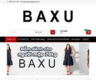 Baxu.vn(CHUYÊN THIẾT THỜI TRANG DÀNH CHO NHỮNG CÔ NÀNG BIGSIZE) Screenshot