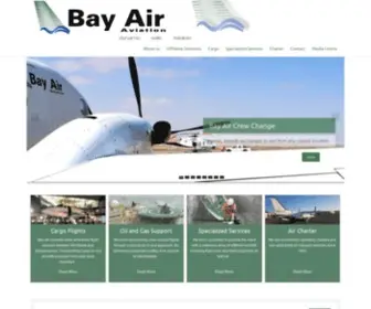 Bay-Air.com(Bay Air Aviation) Screenshot