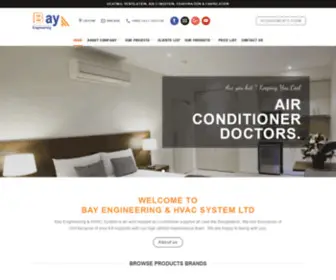 Bay-ENGG.com(Bay Engineering & HVAC SYSTEM LTD) Screenshot