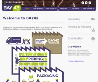 Bay42.com(Affordable warehouse and distribution solutions from BAY42) Screenshot