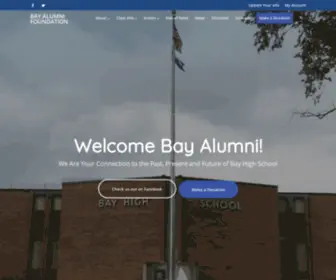 Bayalumni.com(Welcome Bay Alumni) Screenshot