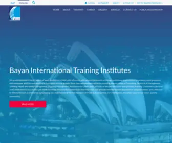 Bayangroup.org(Bayan International Training Institutes) Screenshot