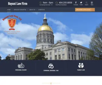 Bayanilaw.com(Bayani Law) Screenshot