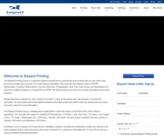 Bayardprinting.com(Commercial Printing) Screenshot