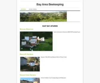 Bayareabeekeeping.com(Bay Area Beekeeping) Screenshot