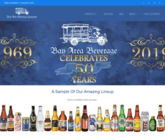 Bayareabev.com(Bay Area Beverage Company) Screenshot