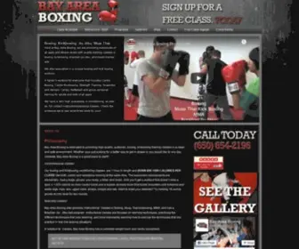 Bayareaboxing.net(Bay Area Boxing) Screenshot