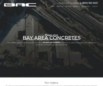 Bayareaconcretes.com(Bay Area Concretes) Screenshot