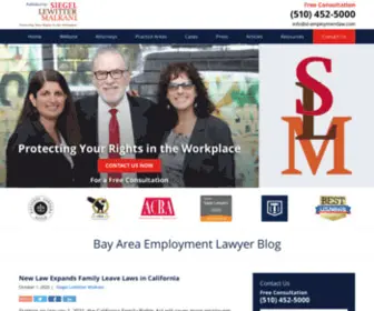 Bayareaemploymentlawyerblog.com(Published by San Francisco Bay Area Employment Law Attorney) Screenshot