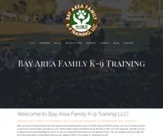 Bayareafamilyk9.com(Bay Area Family K) Screenshot