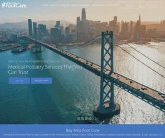 Bayareafootcare.com(Bay Area Foot Care) Screenshot