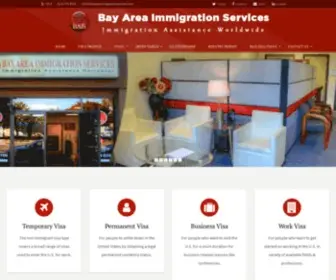 Bayareaimmigrationservices.com(Temporary Visa) Screenshot