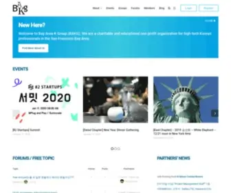 Bayareakgroup.org(Korean High) Screenshot