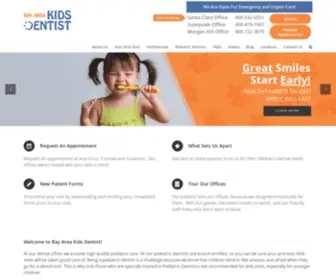 Bayareakidsdentist.com(Pediatric Dentistry for Children) Screenshot
