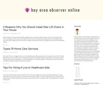 Bayareaobserveronline.com(Dementia and Home Care Options) Screenshot