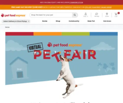 Bayareapetfair.org(Bay Area Pet Fair & Adoptathon) Screenshot