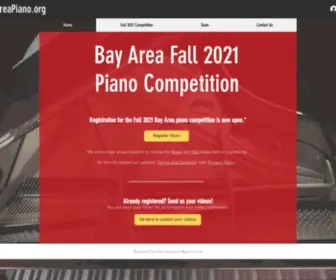 Bayareapiano.org(Bay Area Piano Competition) Screenshot