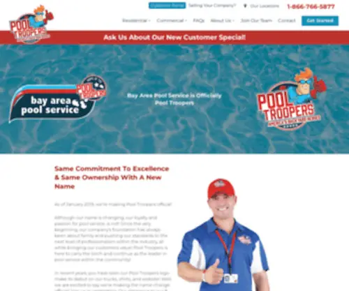 Bayareapoolservice.com(Tampa Pool Chemical & Cleaning Service Company) Screenshot