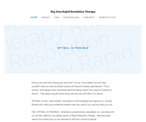 Bayarearrt.com(Bay Area Center for Rapid Resolution Therapy) Screenshot