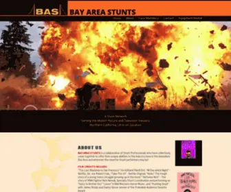 Bayareastunts.com(Bay Area Stunts) Screenshot