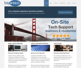 Bayareatechpros.com(Computer Repair Company) Screenshot