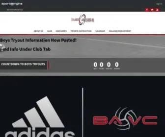 Bayareavolleyballclub.com(Bay Area Volleyball Club) Screenshot