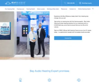 Bayaudio.com.au(Your Hearing Aid Technology Experts) Screenshot