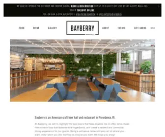 Bayberrybeerhall.com(Bayberry Beer Hall) Screenshot