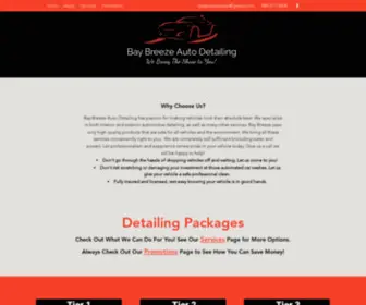 Baybreezeautodetailing.com(Auto Detailer) Screenshot