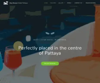 Baybreezepattaya.com(Bay Breeze Hotel Pattaya) Screenshot