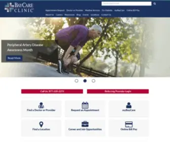 Baycare.net(BayCare Clinic) Screenshot