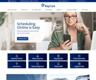 Baycare.org(Baycare is a leading not) Screenshot