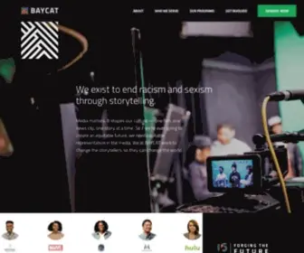 Baycat.org(Change the Storytellers) Screenshot