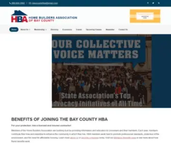 Baycountyhba.org(Bay County HBA) Screenshot