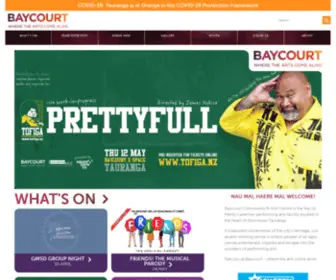 Baycourt.co.nz(Where the arts come alive) Screenshot