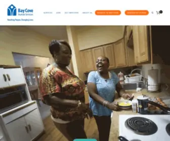 Baycovehumanservices.org(Bay Cove Human Services) Screenshot