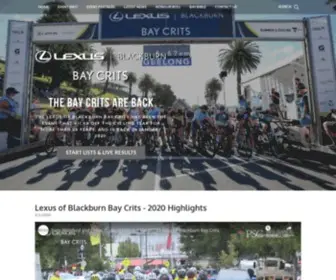 Baycyclingclassic.com.au(Lexus of Blackburn Bay Crits) Screenshot