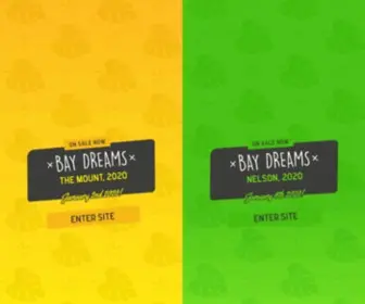 Baydreams.co.nz(Bay Dreams 2024) Screenshot