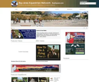 Bayequest.com(Bay Area Equestrian Network) Screenshot