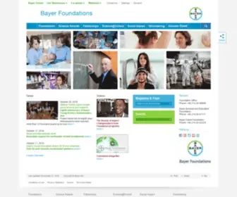 Bayer-Foundations.com(Introducing the Bayer Foundations) Screenshot