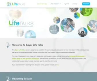 Bayer-Lifetalks.com(Bayer Life Talks) Screenshot