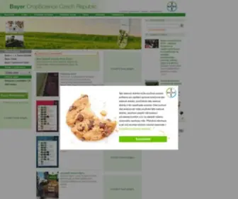 Bayercropscience.cz(Přípravky na ochranu rostlin) Screenshot