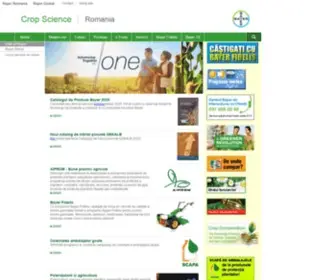 Bayercropscience.ro(Bayer Crop Science Romania) Screenshot