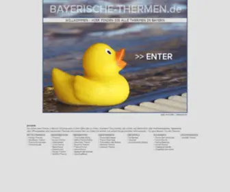 Bayerische-Thermen.de(Alle Thermen in Bayern) Screenshot