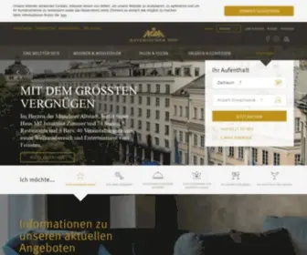 Bayerischerhof.de(Luxus Hotel München 5 Sterne Hotel) Screenshot