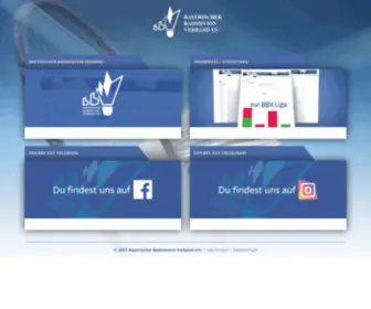 Bayern-Badminton.de(Bayerischer Badminton) Screenshot