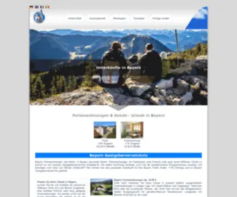 Bayern-Gastgeber.de(Bayern Ferienwohnung & Hotels) Screenshot