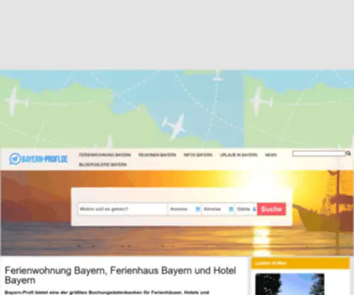 Bayern-Profi.de(Ferienwohnung Bayern) Screenshot